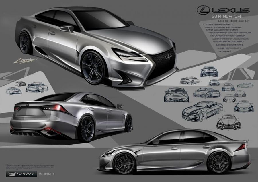  Lexus IS by DeviantART 2013 года  (фото 3 из 3)